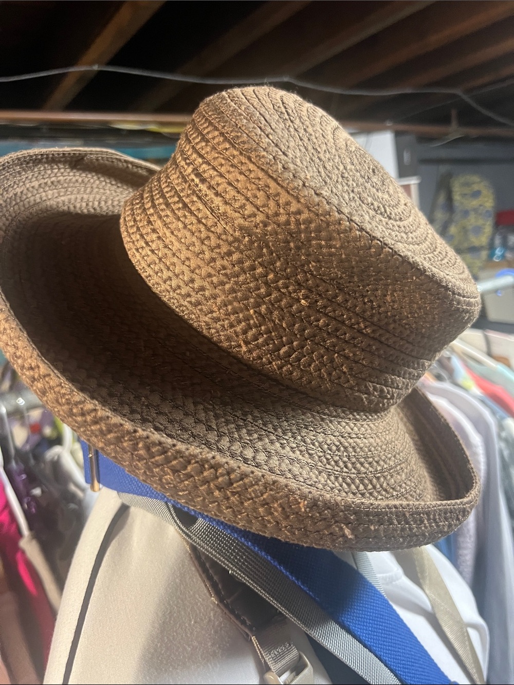 Brown Straw Sun Hat